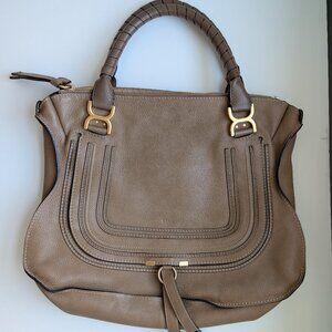 Authentic Chloe Marcie Large Bag Nut Brown EUC